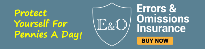 California real estate errors and omissions insurance